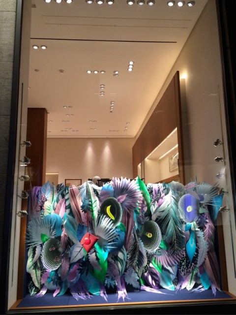 Artist window Lucia Sotnikova for Hermes 2