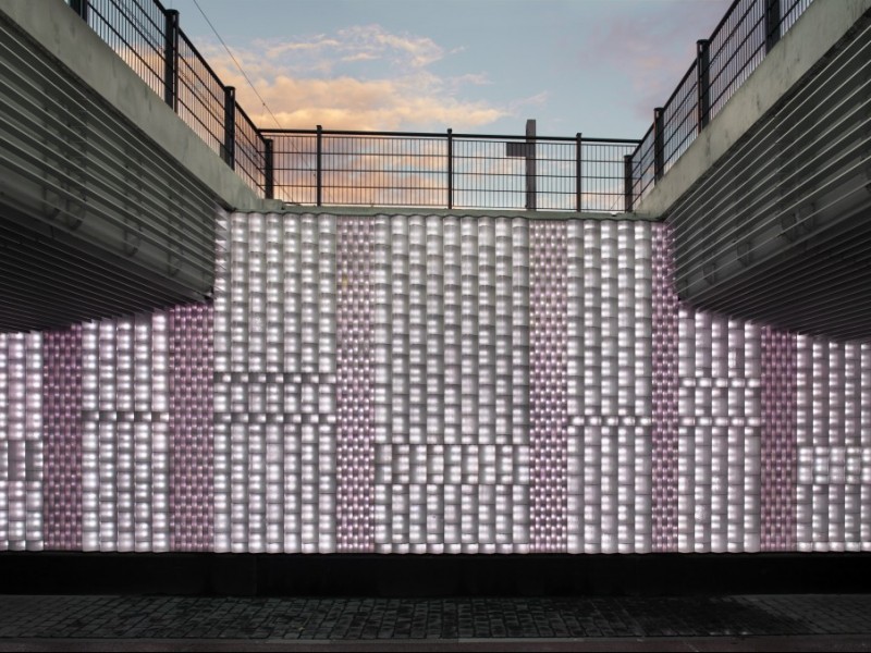 Willem twee fietstunnel voor stadscentrum Tilburg - CIVIC architecten Tilburg & van Tetterode glas studio